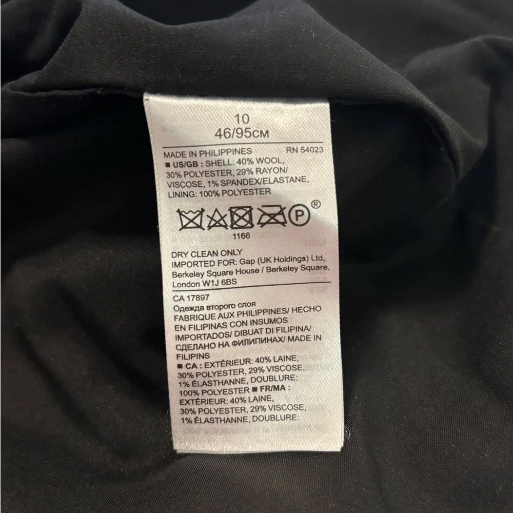 Banana Republic Charcoal V-Neck Midi Dress - Picture 4 of 4